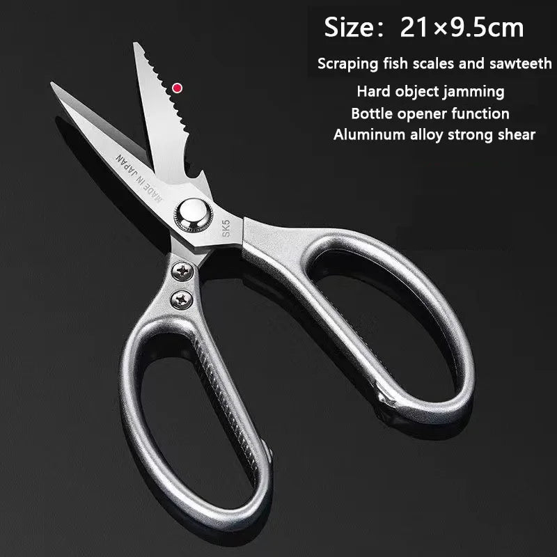 XMSJ Stainless Steel Kitchen Scissors Multifunctional Chicken Bone Shears