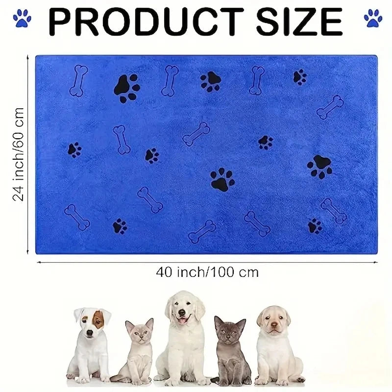 NONEDog Microfiber Dog Towels Quick Dry Absorbent Grooming Towels