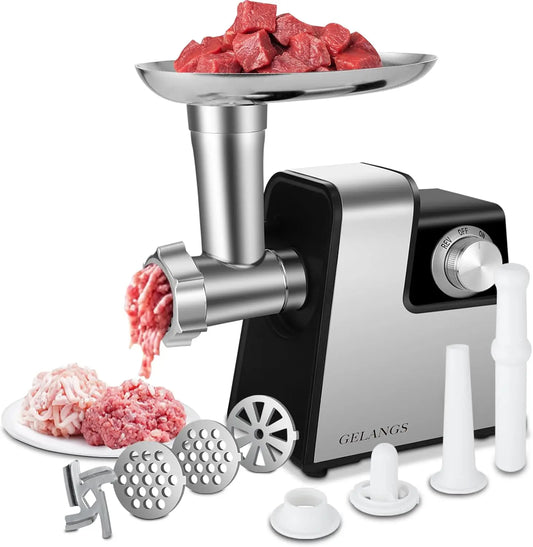 Electric Meat Grinder 350W With Sausage Stuffer Tubes Kubbe Kit