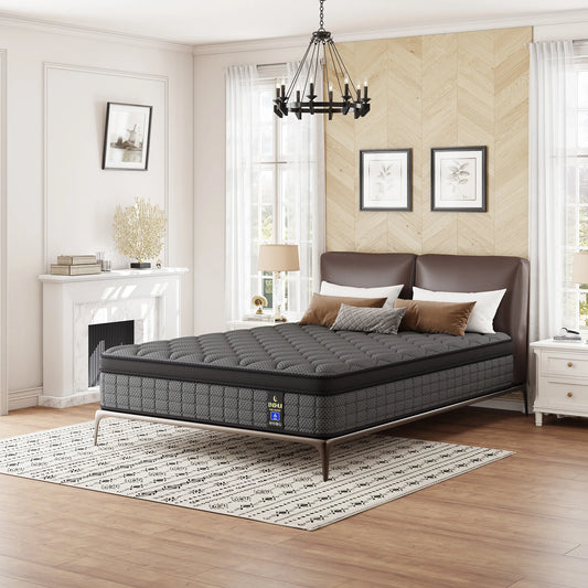Gel Memory Foam Hybrid Mattress With Pocket Springs For Pain Relief