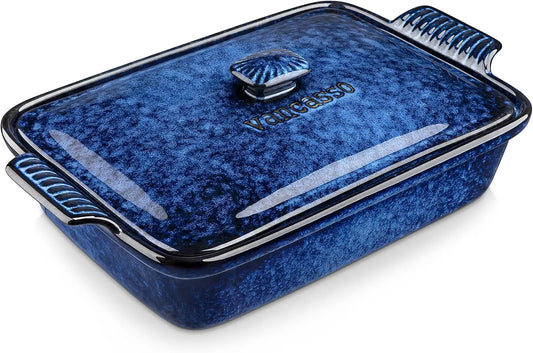 Casserole Dish With Lid Oven Safe Baking Pan For Lasagna