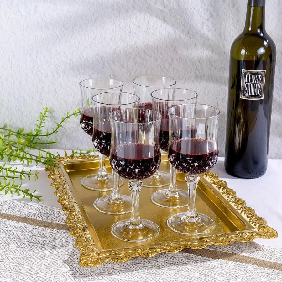 XMSJ Plastic Wine Glasses Set For Parties And Weddings