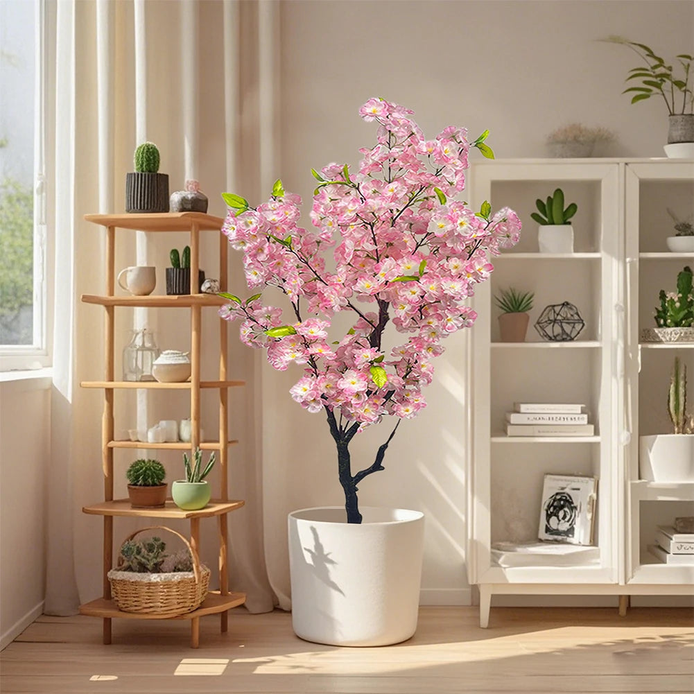 HiMISS Artificial Cherry Blossom Tree For Home And Office Decor