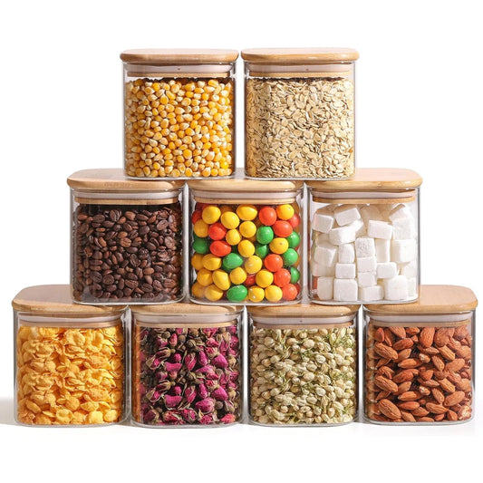 Hign Concerned Glass Storage Jars For Pantry Organization