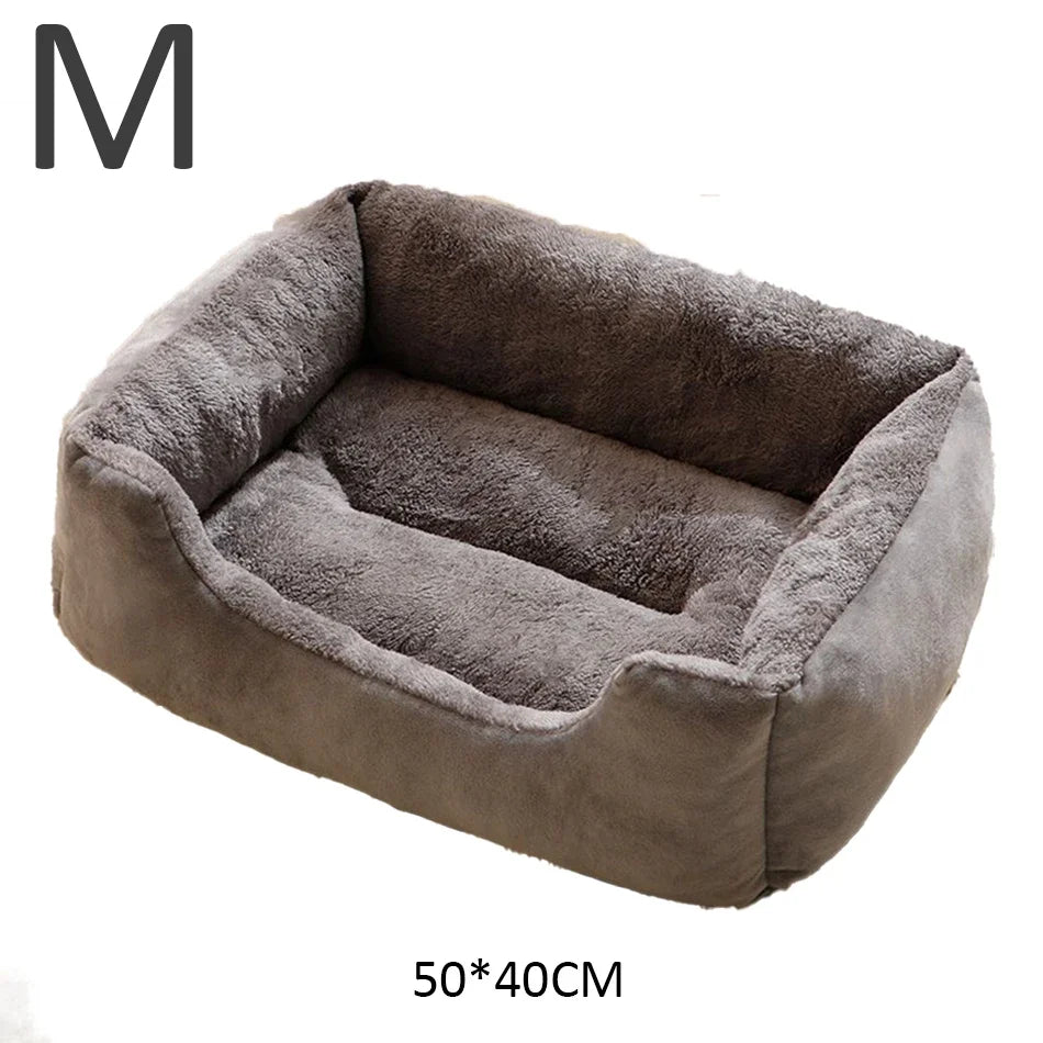 Cozy Plush Cat Bed For Cats And Kittens With House