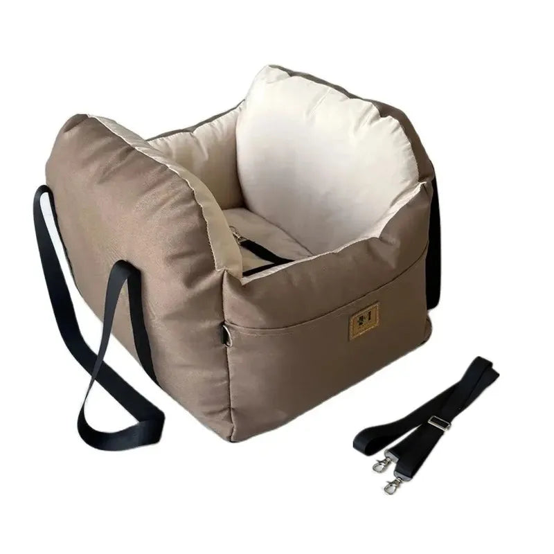 Four Season Dog Car Seat With Safety Belt Universal Pet Cushion