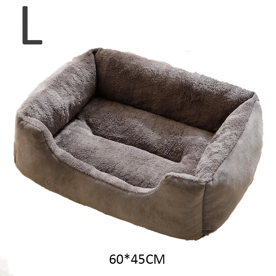 Cozy Plush Cat Bed For Cats And Kittens With House
