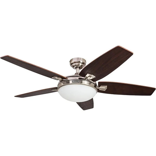 High Concerned Contemporary Ceiling Fan With LED Light Remote Control