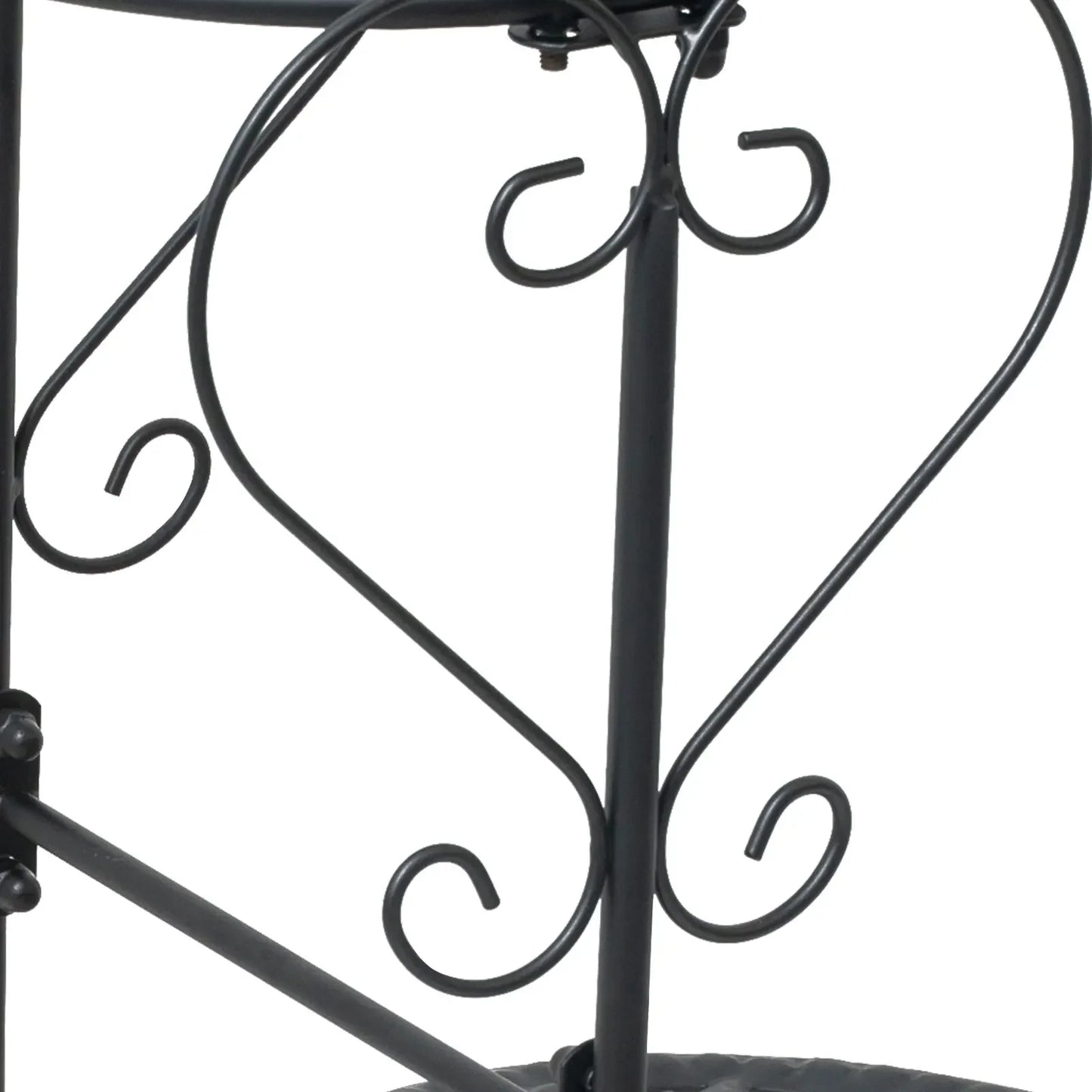 Hign-concerned 4 Tier Metal Flower Pot Plant Stand Indoor Outdoor