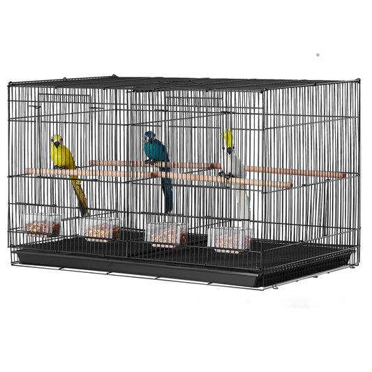 SucceBuy Flight Birdcage Stackable Divided Travel Perch