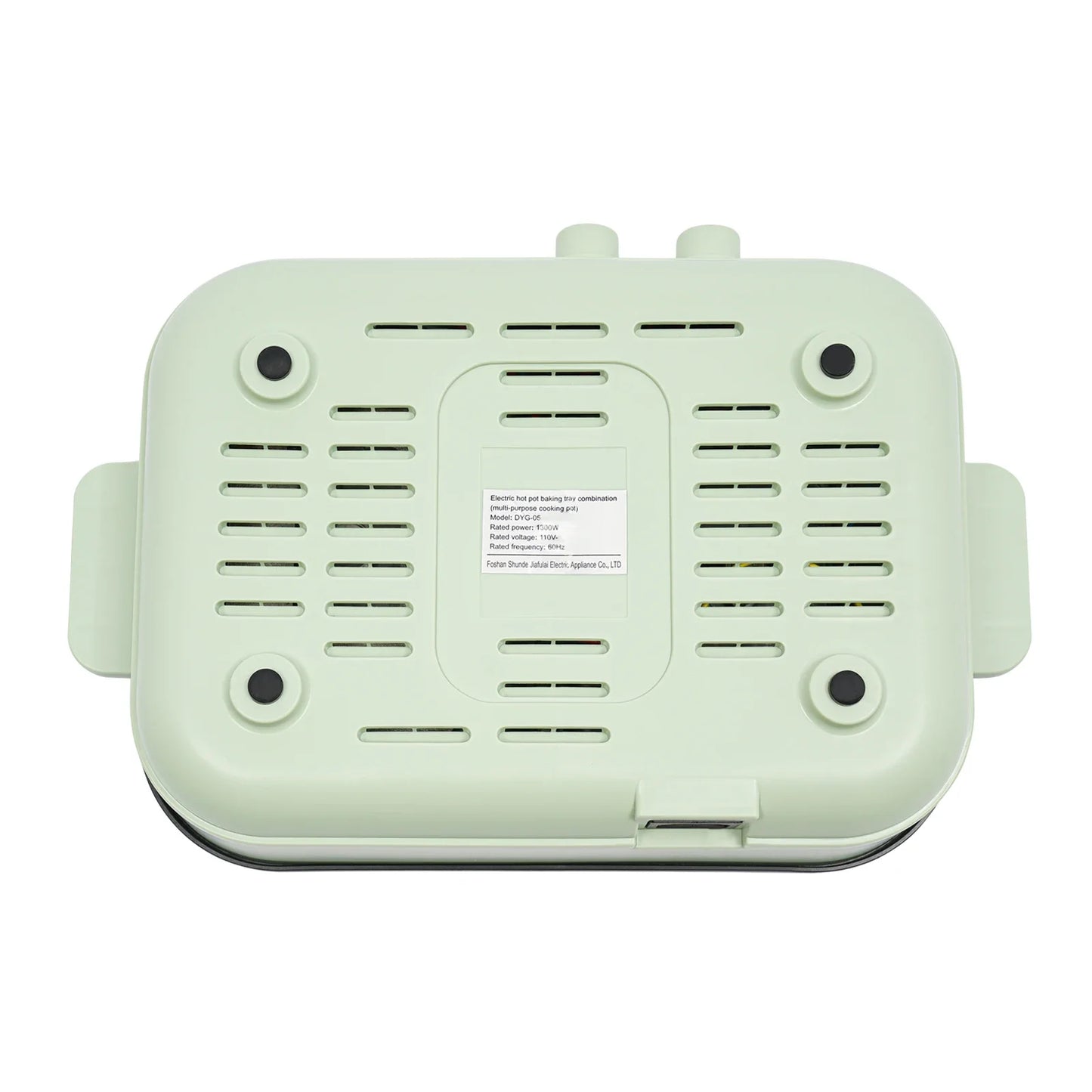 Two in One Hot Pot and Grill Cookware With Dual Heating Zones