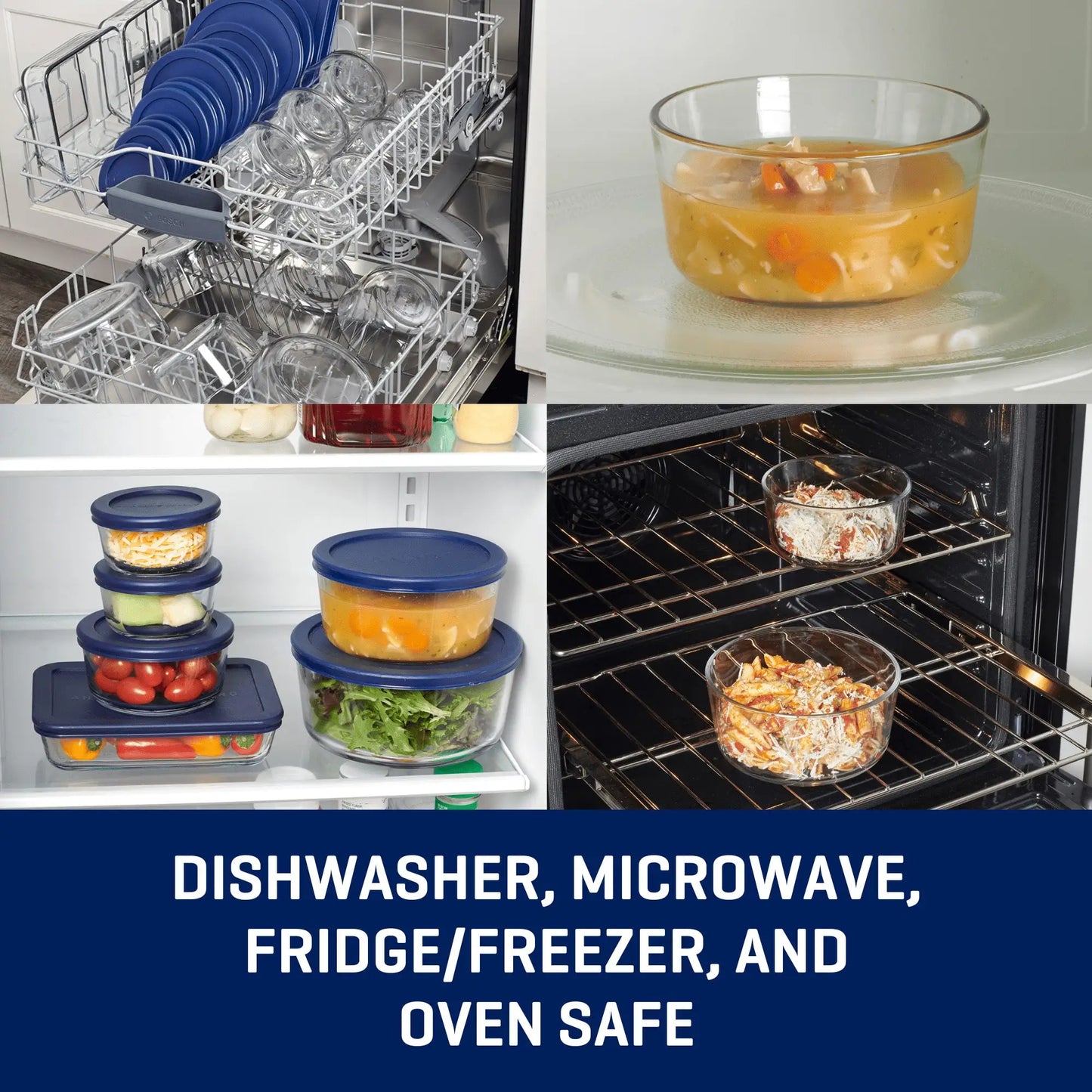 Glass Food Storage Containers With Lids 30 Pieces Dishwasher Safe