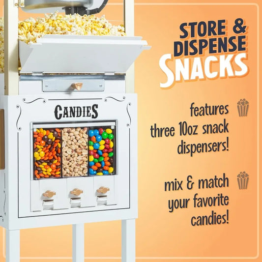 Factory Direct Sales Popcorn And Dispensing Cart For Kernels