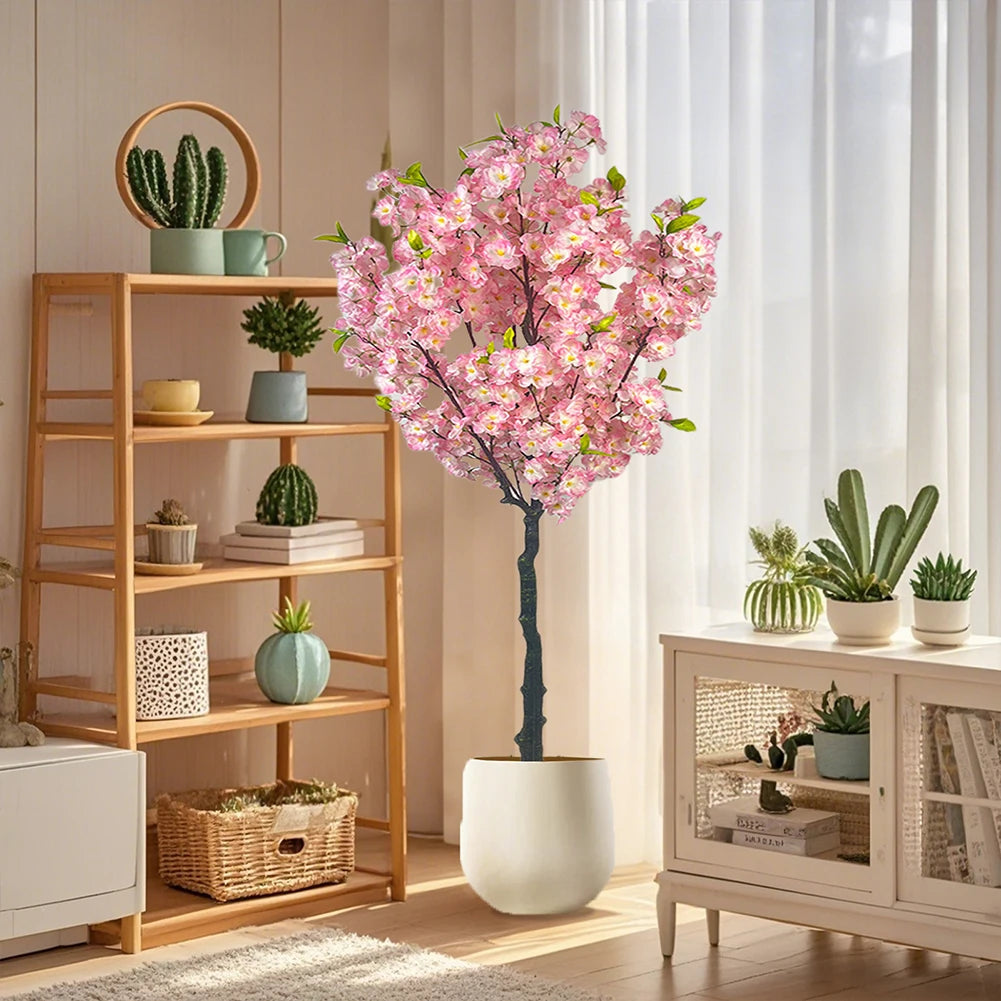 HiMISS Artificial Cherry Blossom Tree For Home And Office Decor