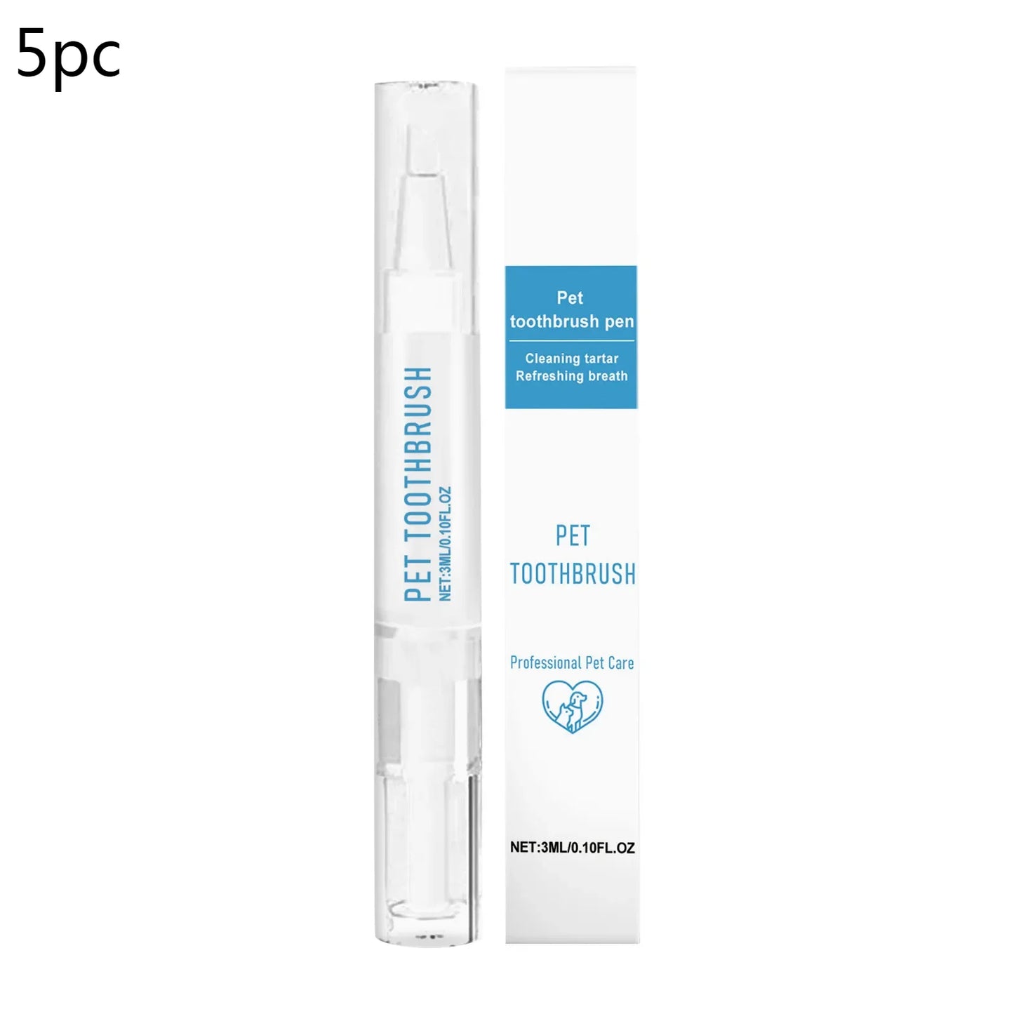 Pet Toothbrush Pen Teeth Cleaning Tool For Dogs And Cats