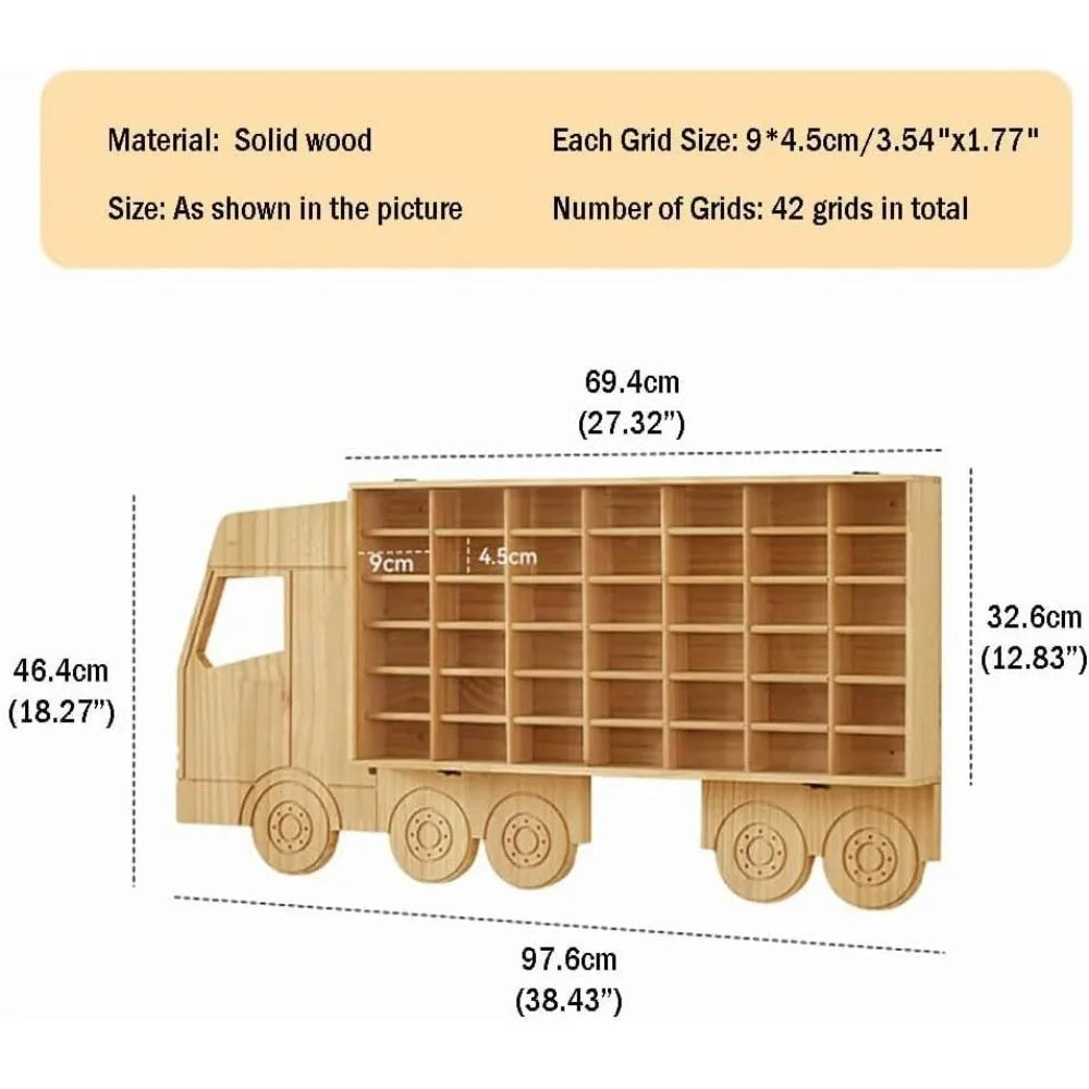 Hign-concerned Wooden Diecast Car Display Rack Holds Cars