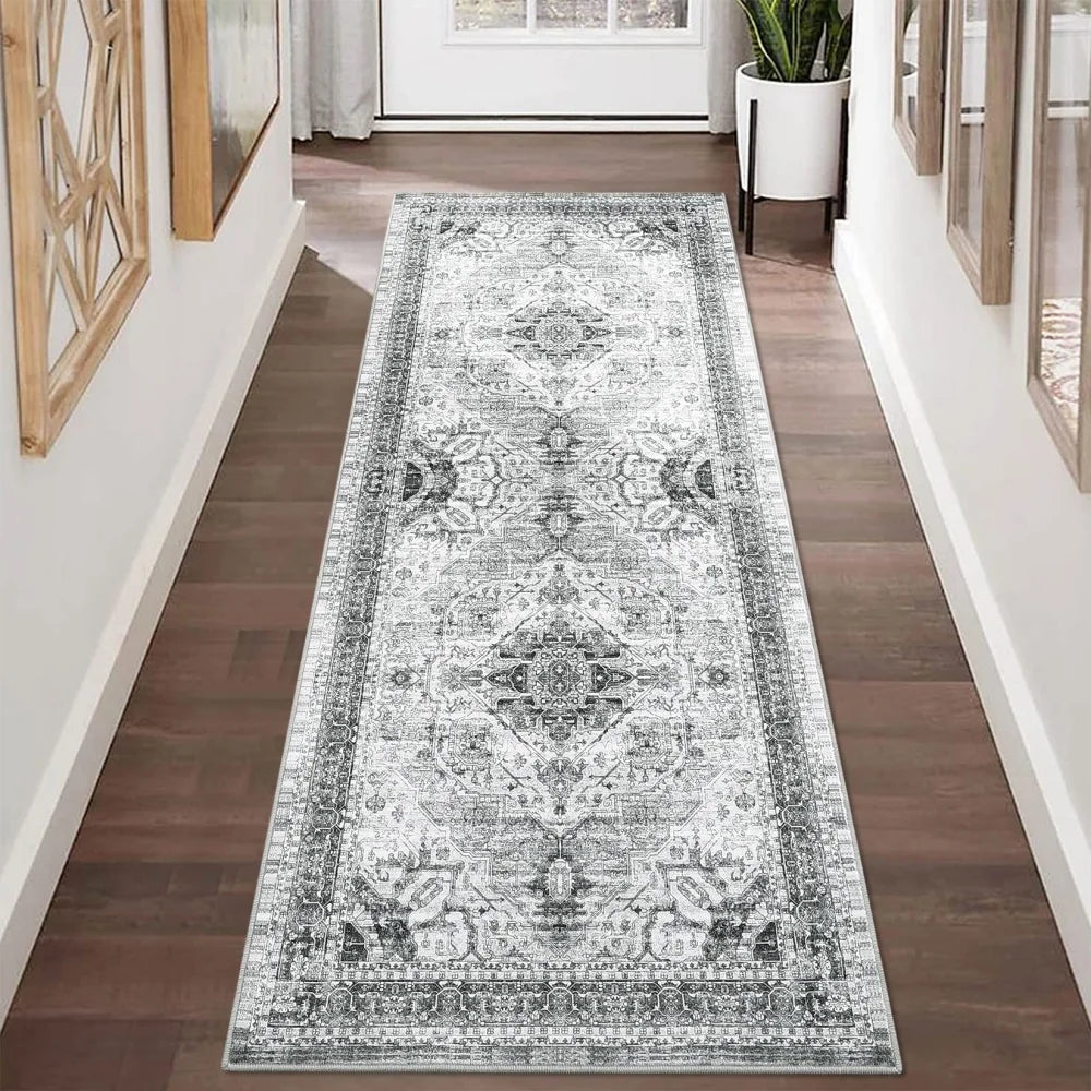 HobbyLane Washable Hallway Runner Rug Non Slip Entryway Carpet