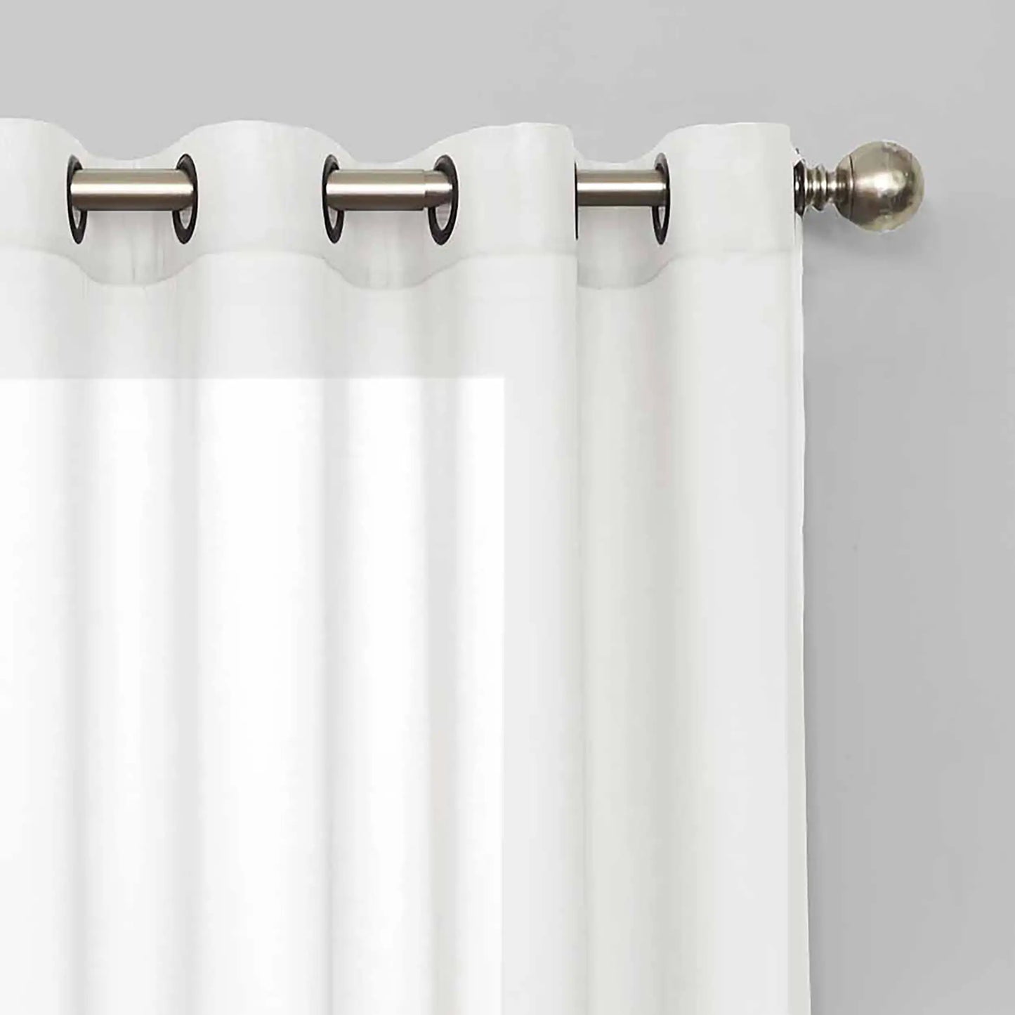 Craft Of Weaving Light Filtering Voile Curtain Panel With Grommet