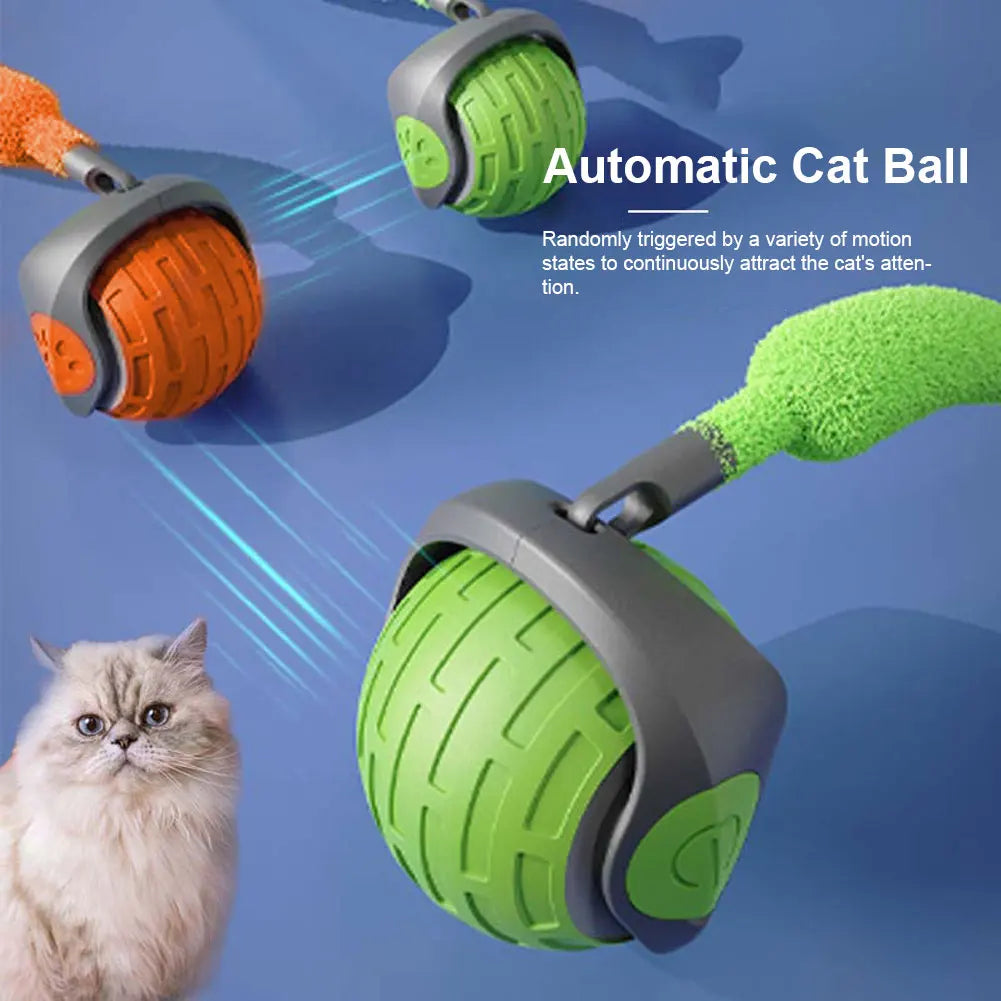 Shunmaii Cat Interactive Ball Toy Rechargeable Teaser Imitation Mouse