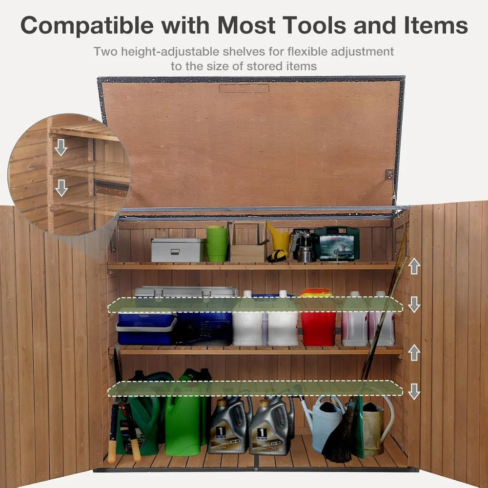 Hign-concerned Waterproof Outdoor Storage Shed For Garden