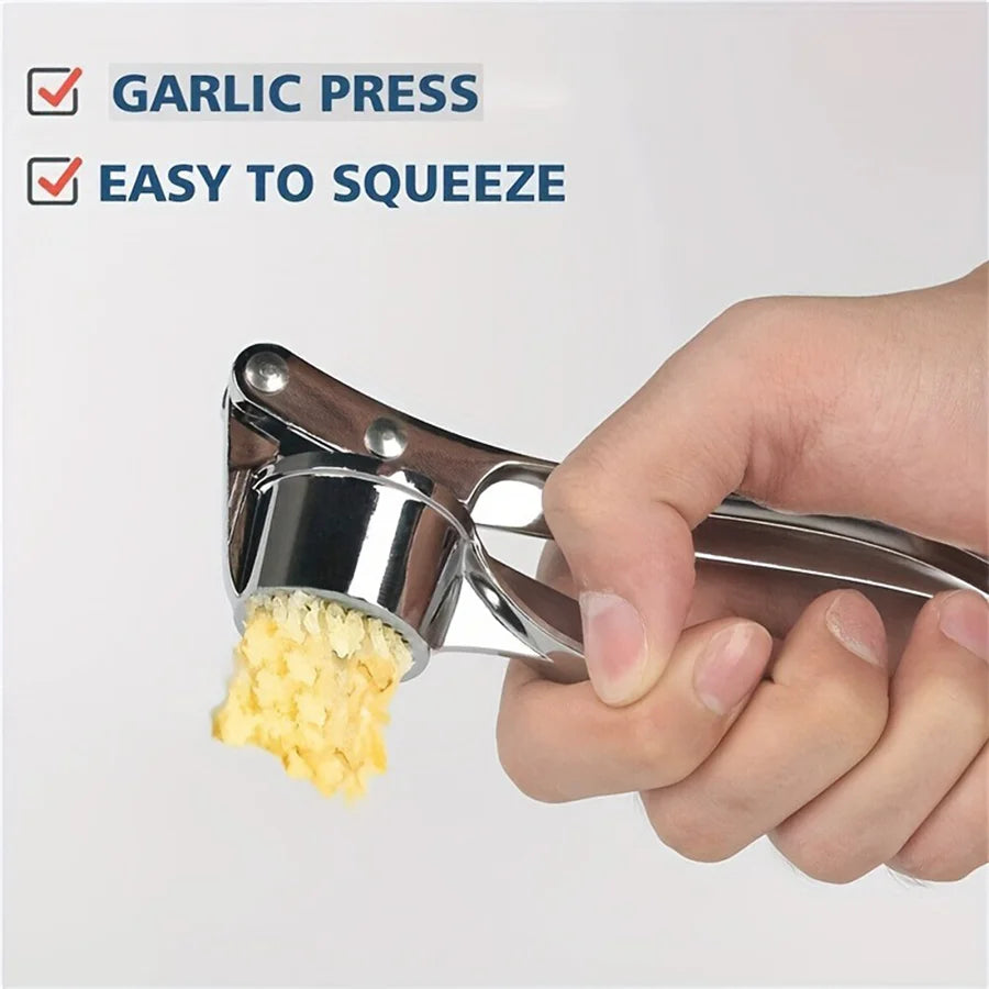 Commercial Heavy Duty Garlic Press and Multi Tool for Restaurant