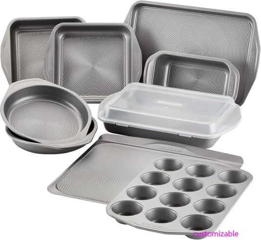 XMSJ Nonstick Bakeware Set With Bread Pan And Cookie Sheet
