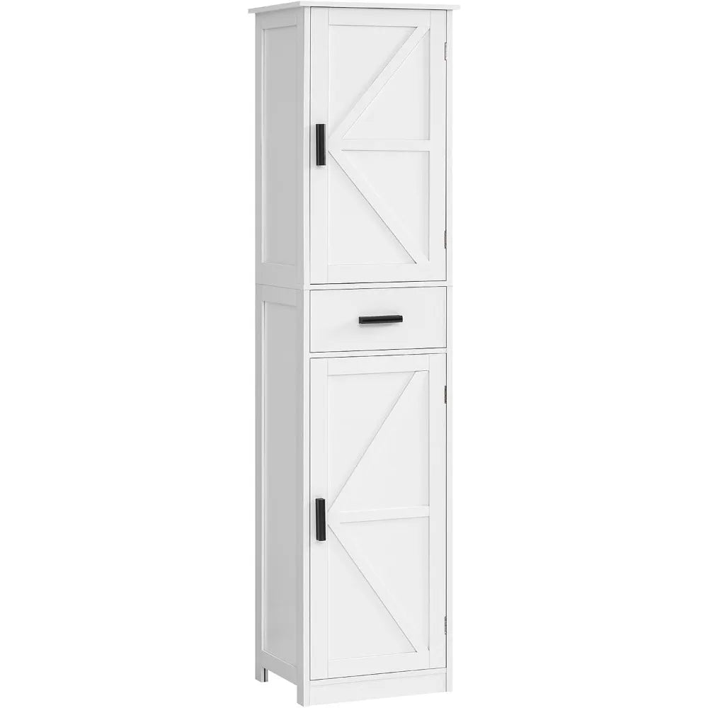 Hign-concerned Bathroom Cabinet With 6 Shelves Drawers