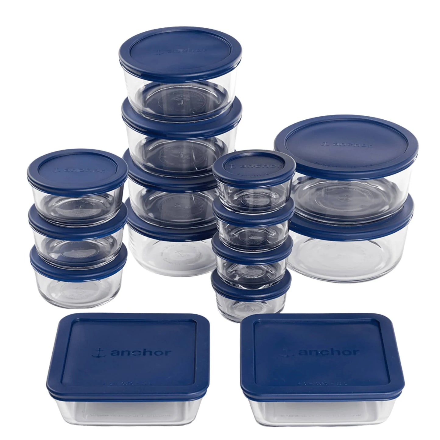Glass Food Storage Containers With Lids 30 Pieces Dishwasher Safe
