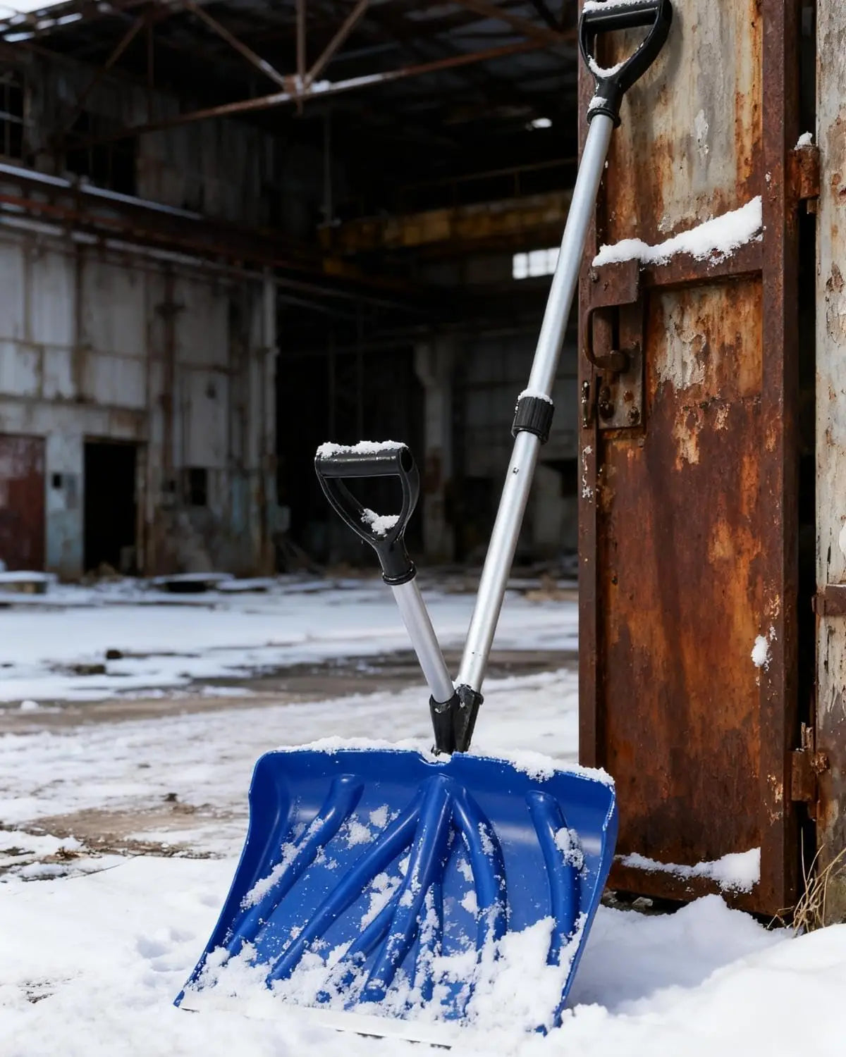 HobbyLane Portable Snow Shovel with Dual D Ring Aluminum Handle